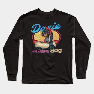 Piper Dachshund Hot Diggity Dog Long Sleeve T-Shirt